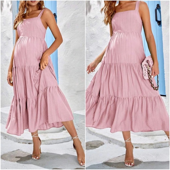 Dresses & Skirts - Maternity Cami Maxi Minimalist dress